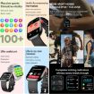 LC88 2" Square Screen Smart Watch, BT Call, Heart Rate/BP/O2/Sleep Monitor - 5