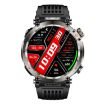 HT30 Smart Watch - 1.7" IP68 Waterproof, Flashlight, Compass, Black - 2