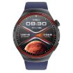T82 1.43" Round Screen BT Call Smart Watch, Heart Rate, Blue Silicone Strap - 2