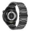 T82 1.43" Round Screen Smart Watch, BT Call, Health Monitoring, Black Strap - 3
