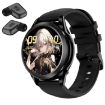 X17 Mini 1.27" IP67 Waterproof Smart Watch & Bluetooth Earphone - Black - 1