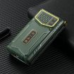 M7+ 4G Dual Screen Flip Phone, 6800mAh, Dual SIM, SOS, EU Plug, Green - 3