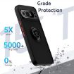 Google Pixel 9 Pro XL Q Shadow 1 TPU + PC Case with Ring - Red - 4