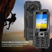 Q6000 Elder Keypad Phone, 2.4", 6800mAh, Dual Flashlights, SOS, Dual SIM - 3