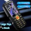 Q7+ 4G Elder Rugged Phone, 1.77", 16800mAh, Dual SIM, SOS, FM, Black - 5