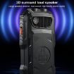 Q7+ 4G Elder Rugged Phone, 1.77", 16800mAh, Dual SIM, SOS, FM, Black - 8