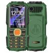 Q7+ 4G Elder Rugged Phone, 1.77", 16800mAh, Dual SIM, SOS, FM, Green - 1