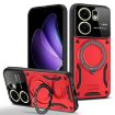 OPPO Reno13 F 4G/5G MagSafe Holder Phone Case Red - Large Window - 1