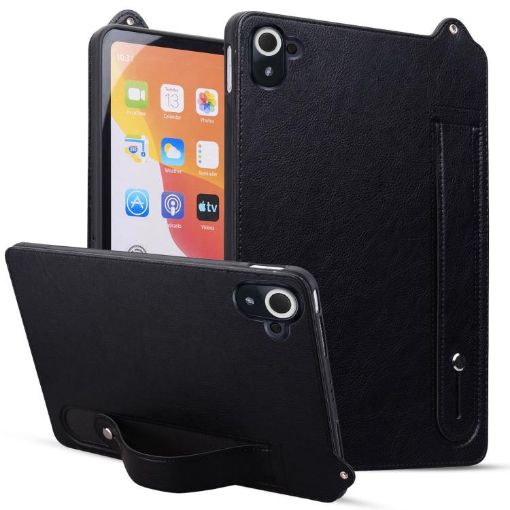 Xiaomi Redmi K Pad Black TPU Leather Tablet Case with Wristband - 1