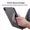 Xiaomi Redmi Pad 2 Grey TPU Leather Tablet Case with Wristband - 5