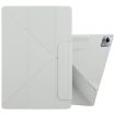 Xiaomi Pad 7 Ultra Grey Leather Tablet Case - Magnetic Buckle - 1