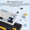 AULA F75 80 Keys RGB Mechanical Keyboard Wired/2.4G/Bluetooth Black - 4