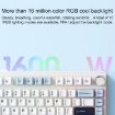AULA F75 80-Key RGB Mechanical Keyboard Wired/2.4G/Bluetooth Grey - 5
