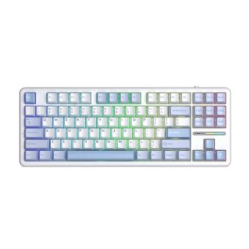 AULA F87 87-Key RGB Mechanical Keyboard Wired/2.4G/Bluetooth Blue - 1