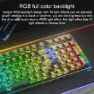 AULA F98 Pro 99-Key RGB Mechanical Keyboard, Ice Crystal Shaft, Wired/2.4G/Bluetooth - 7