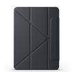 iPad Pro 13 2024 Magnetic Leather Tablet Case - Black - 2