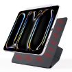 iPad Pro 13 2024 Magnetic Leather Tablet Case - Black - 7