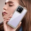 For Honor X5b Plus Transparent Grey Acrylic Hybrid TPU Phone Case - 7