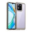 For Honor X5b Acrylic Hybrid TPU Phone Case - Transparent Grey - 1