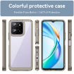 For Honor X5b Acrylic Hybrid TPU Phone Case - Transparent Grey - 2