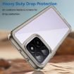 For Honor X5b Acrylic Hybrid TPU Phone Case - Transparent Grey - 3