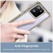 For Honor X5b Acrylic Hybrid TPU Phone Case - Transparent Grey - 5
