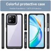 For Honor X6b Acrylic Hybrid TPU Phone Case - Colorful Series (Black) - 2