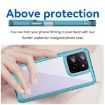 For Honor X6b Acrylic Hybrid TPU Phone Case - Transparent Blue - 4