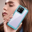 For Honor X6b Acrylic Hybrid TPU Phone Case - Transparent Blue - 7