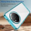 For Honor Magic7 Lite Transparent Blue Acrylic Hybrid TPU Phone Case - 3
