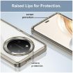 For Honor X9c Transparent Grey Acrylic Hybrid TPU Phone Case - 6