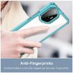 For Honor 300 Colorful Series Transparent Blue Acrylic TPU Phone Case - 5