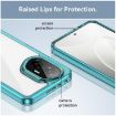 For Honor 300 Colorful Series Transparent Blue Acrylic TPU Phone Case - 6