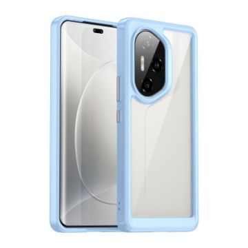 For Honor 300 Ultra Colorful Acrylic Hybrid TPU Phone Case - Blue - 1