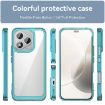 For Honor X70i Transparent Blue Acrylic TPU Phone Case - Colorful Series - 2