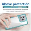 For Honor X70i Transparent Blue Acrylic TPU Phone Case - Colorful Series - 4