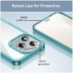 For Honor X70i Transparent Blue Acrylic TPU Phone Case - Colorful Series - 6