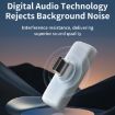FUNSNAP M2 Wireless Microphone 1 TX + 2 RX, Digital Noise Reduction, 8 Pin, White - 5