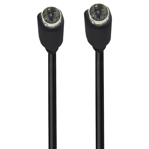 Mini DIN 5 Pin Audio/Video Cable 0.5m Straight to Straight - 1