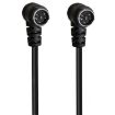 Mini DIN 5 Pin Audio/Video Cable 1.8m Elbow to Elbow - 1