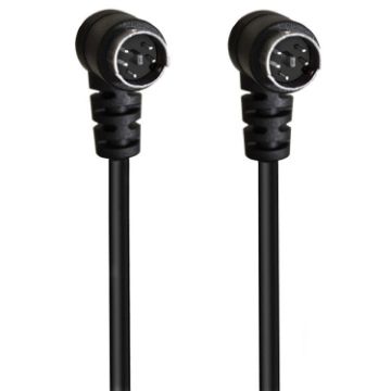 Mini DIN 5 Pin Audio/Video Cable 1.8m Elbow to Elbow - 1