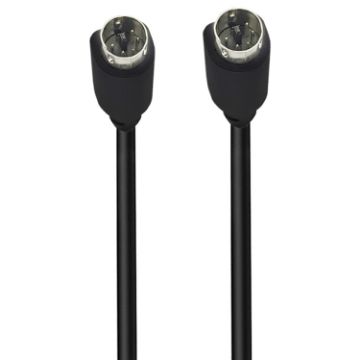 3m Mini DIN 5 Pin Core AV Cable - Straight to Straight - 1
