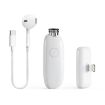FUNSNAP M3 Wireless Microphone with Monitoring Earphones, 8 Pin, White - 1