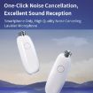 FUNSNAP M3 Wireless Microphone with Monitoring Earphones, 8 Pin, White - 2
