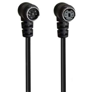 Mini DIN 5 Pin Audio/Video Cable 1.8m (M to F Elbow) - 1
