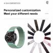 Samsung Galaxy Watch 46mm Nylon Braided Band - Red Black - 6