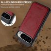 Google Pixel 10/10 Pro LC.IMEEKE L5 RFID Card Bag Magsafe Case Red - 3