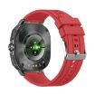 ET492 Smart Watch - 1.43" AMOLED, ECG/Blood Sugar, Red Silicone Strap - 3