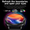 ET492 Smart Watch: 1.43" AMOLED, ECG/Blood Sugar, Leather Strap, Brown - 5