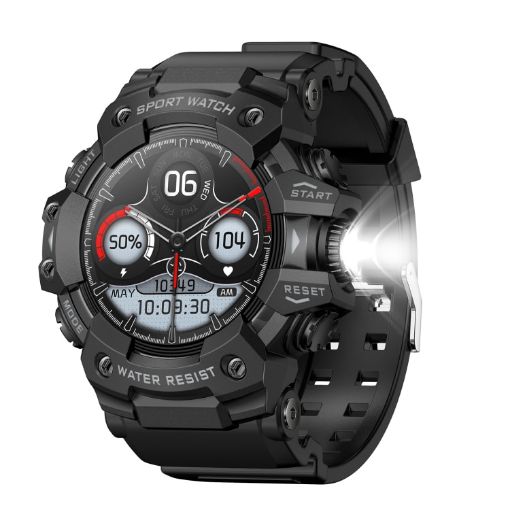 LC21 1.32" TFT Round Screen Sports Smart Watch with Blood Oxygen Monitor - 1